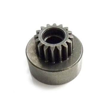 PINHÃO SINO DA EMBREAGEM 1 VELOCIDADE ENGRENAGEM 16T CLUTCH BELL (SINGLE GEAR) 1P 1/10 HSP REDCAT EXCEED HIMOTO 02107